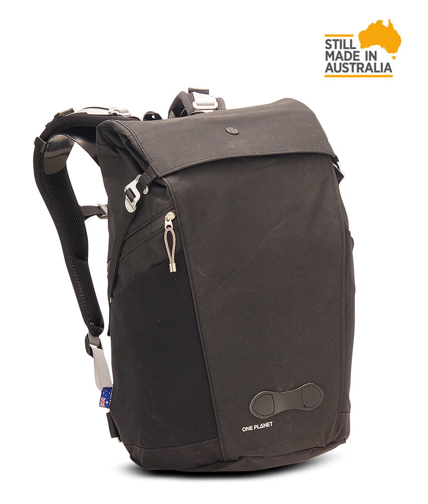 One Planet Little Bourke 30L Day Pack - Black - Find Your Feet Australia Hobart Launceston Tasmania