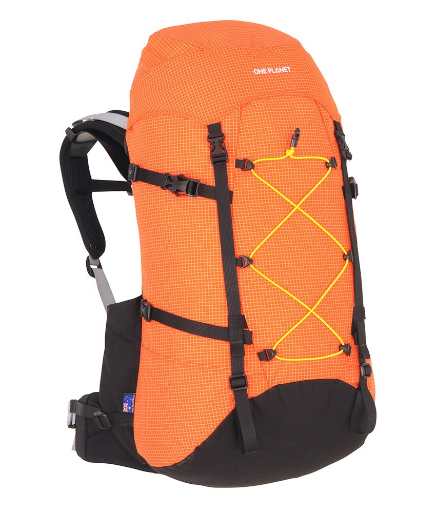 One Planet Extrovert Backpack - Orange Black - Find Your Feet Australia Hobart Launceston Tasmania