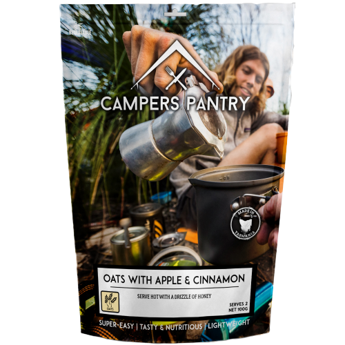 Campers Pantry Meals - Oats with Apple & Cinnamon - Find Your Feet Australia Hobart Launceston Tasmania