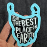 Taswild Tassie Sticker - Find Your Feet Australia Hobart Launceston Tasmania