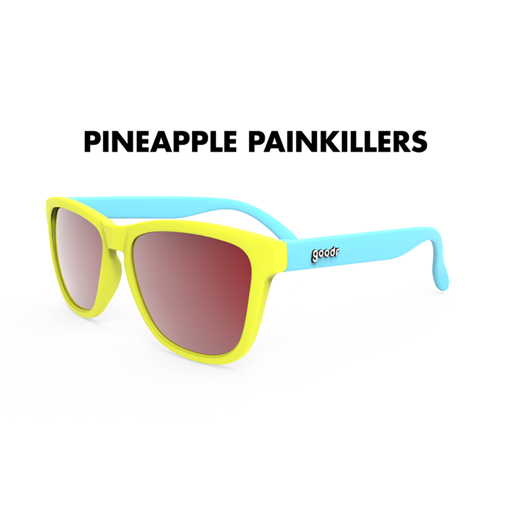 Goodr Sunglasses - The OG's - Pineapple Painkillers - Find Your Feet Australia Hobart Launceston Tasmania