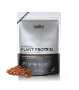 Radix Nutrition Natural Plant Protein - Chocolate - Find Your Feet Australia Hobart Launceston Tasmania
