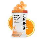 Skratch Labs Sport Energy Chews 50g - Orange - Find Your Feet Australia Hobart Launceston Tasmania