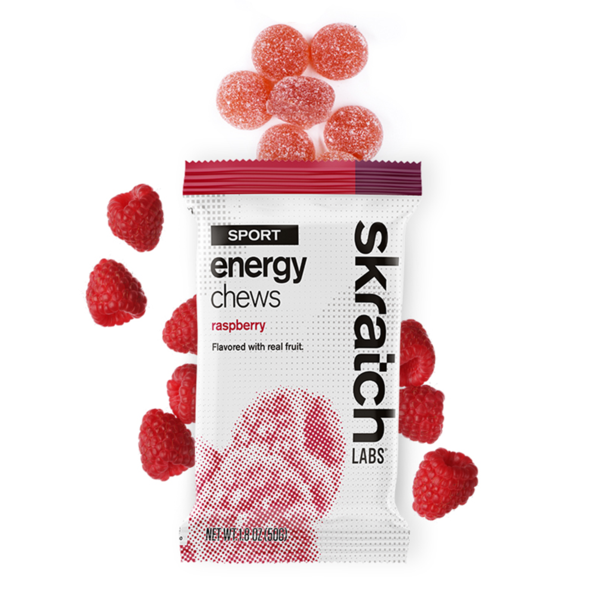 Skratch Labs Sport Energy Chews 50g - Raspberry - Find Your Feet Australia Hobart Launceston Tasmania