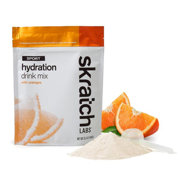 Skratch Labs Sport Hydration Drink Mix Resealable Pouch 440g - Orange - Find Your Feet Australia Hobart Launceston Tasmania