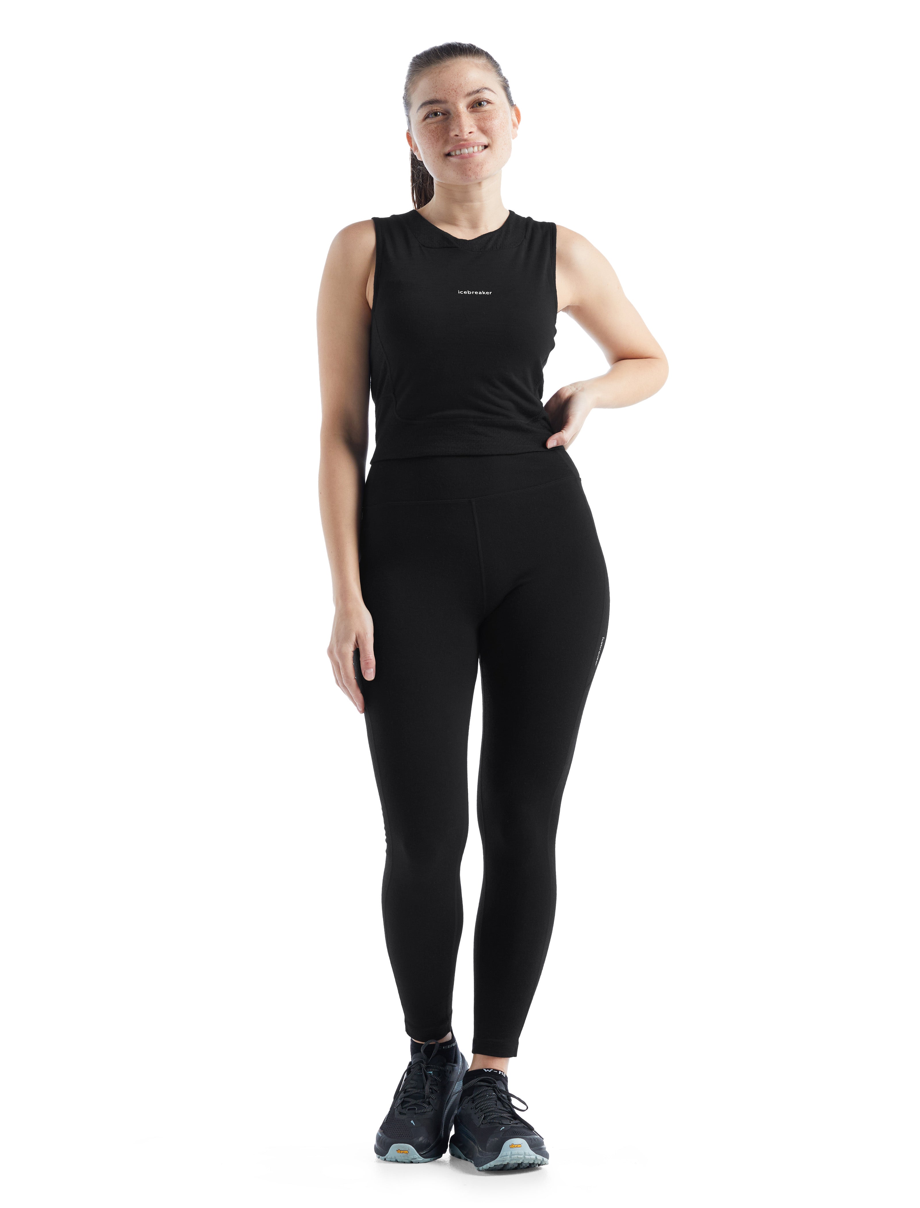 Icebreaker Fastray High Rise Tights (Women's) Black