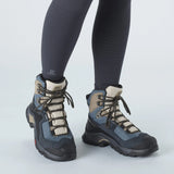 Salomon Quest Element GTX Hiking Boot (Women's) - Ebony/Rainy Day/Stormy Weather Salomon
