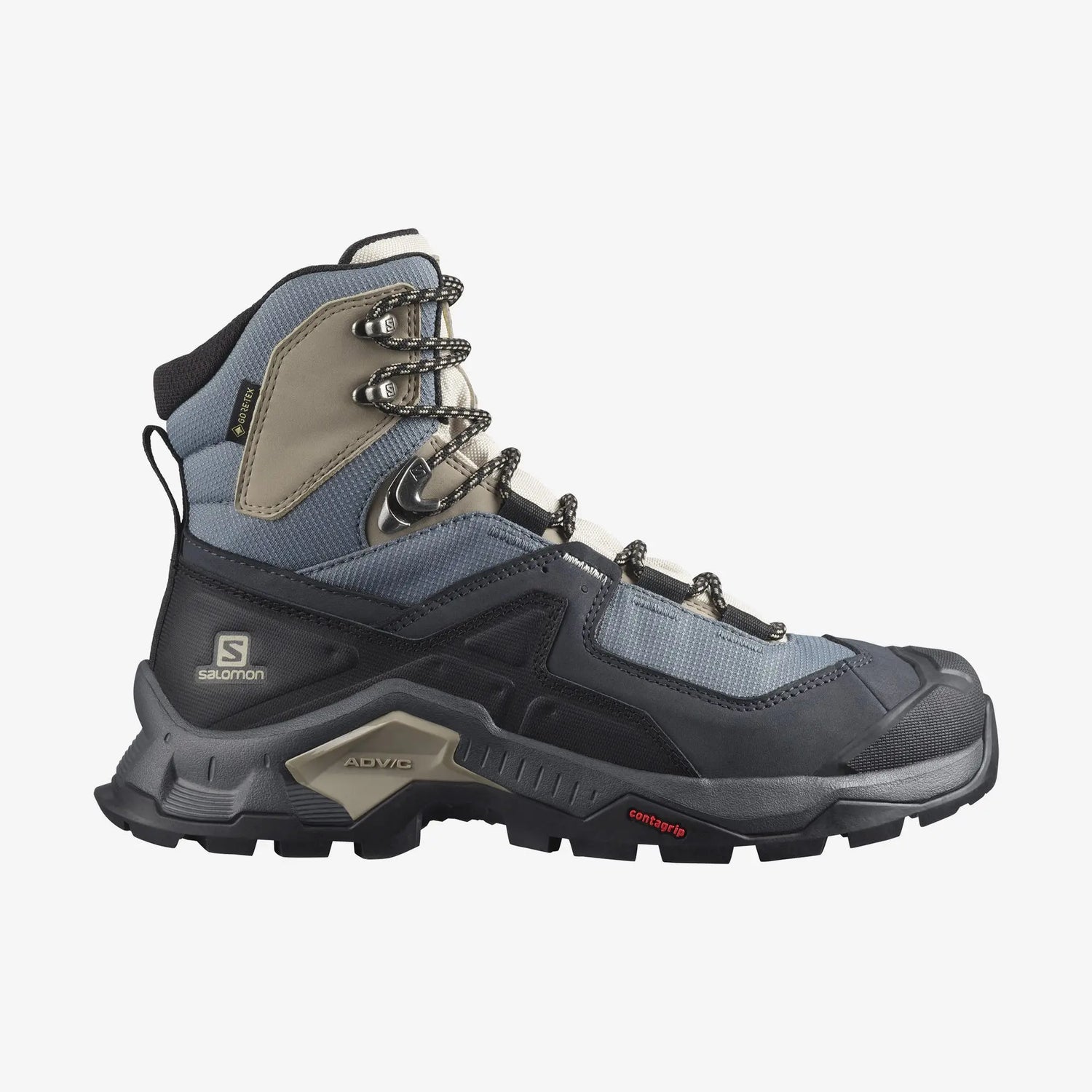Salomon Quest Element GTX Hiking Boot (Women's) - Ebony/Rainy Day/Stormy Weather Salomon