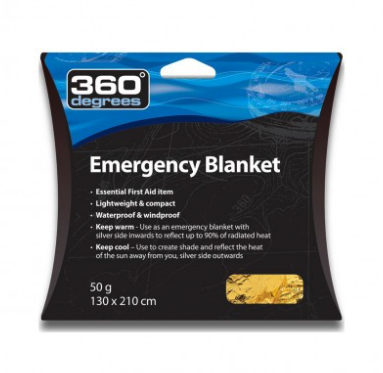 360° Emergency Space Blanket - Find Your Feet Australia Hobart Launceston Mandatory