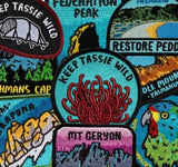Keep Tassie Wild - Find Your Feet Australia Hobart Launceston Badge Bumper Sticker