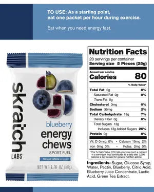 Skratch Labs Sport Energy Chews Skratch Labs