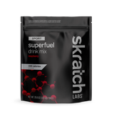 Skratch Labs Sports Superfuel Drink Mix Resealable Pouch 840g - Raspberry - Find Your Feet Australia Hobart Launceston Tasmania