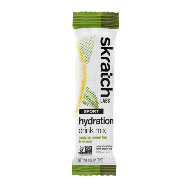 Skratch Labs Sport Hydration Drink Mix Sachet 22g - Matcha Green Tea Lemon - Find Your Feet Australia Hobart Launceston Tasmania
