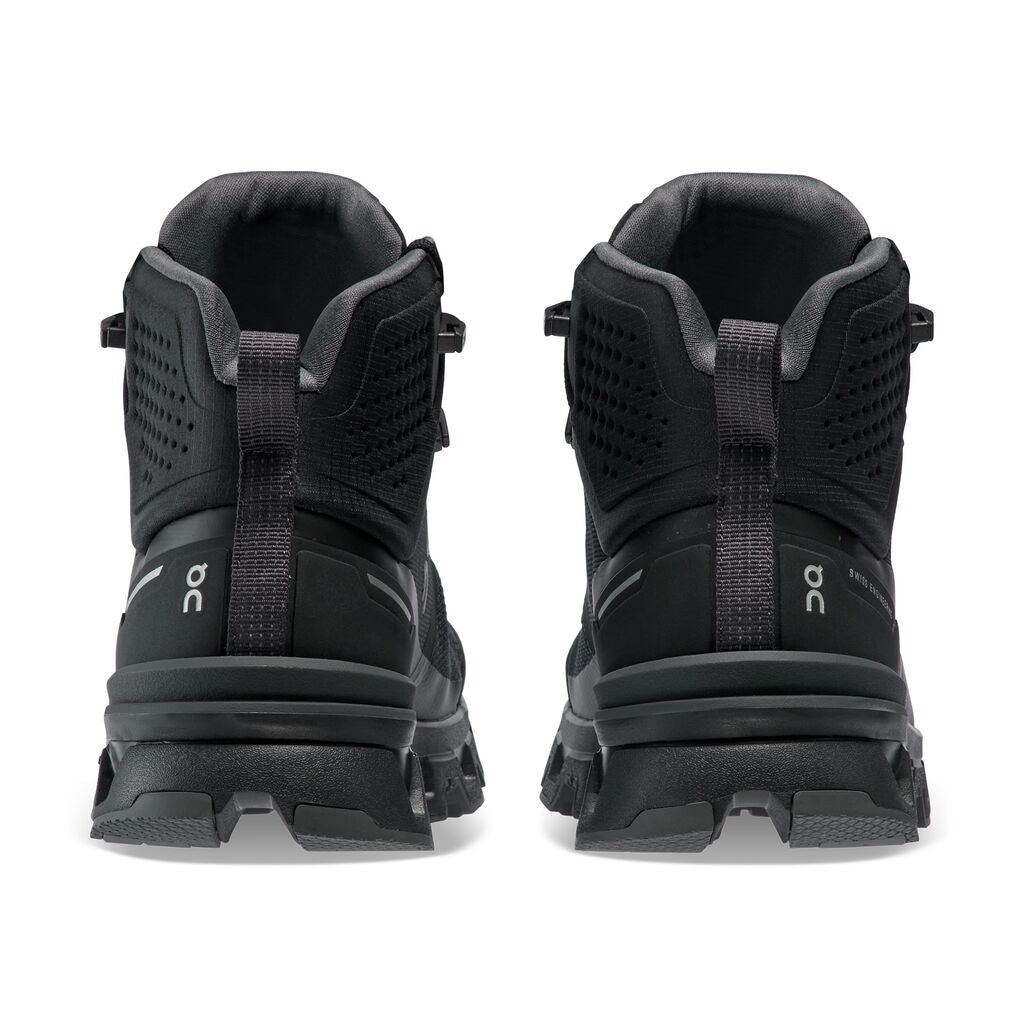On Cloudrock WP Hiking Mid Boot (Women's) Black | Eclipse - Find Your Feet Australia Hobart Launceston Tasmania