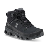 On Cloudrock WP Hiking Mid Boot (Women's) Black | Eclipse - Find Your Feet Australia Hobart Launceston Tasmania
