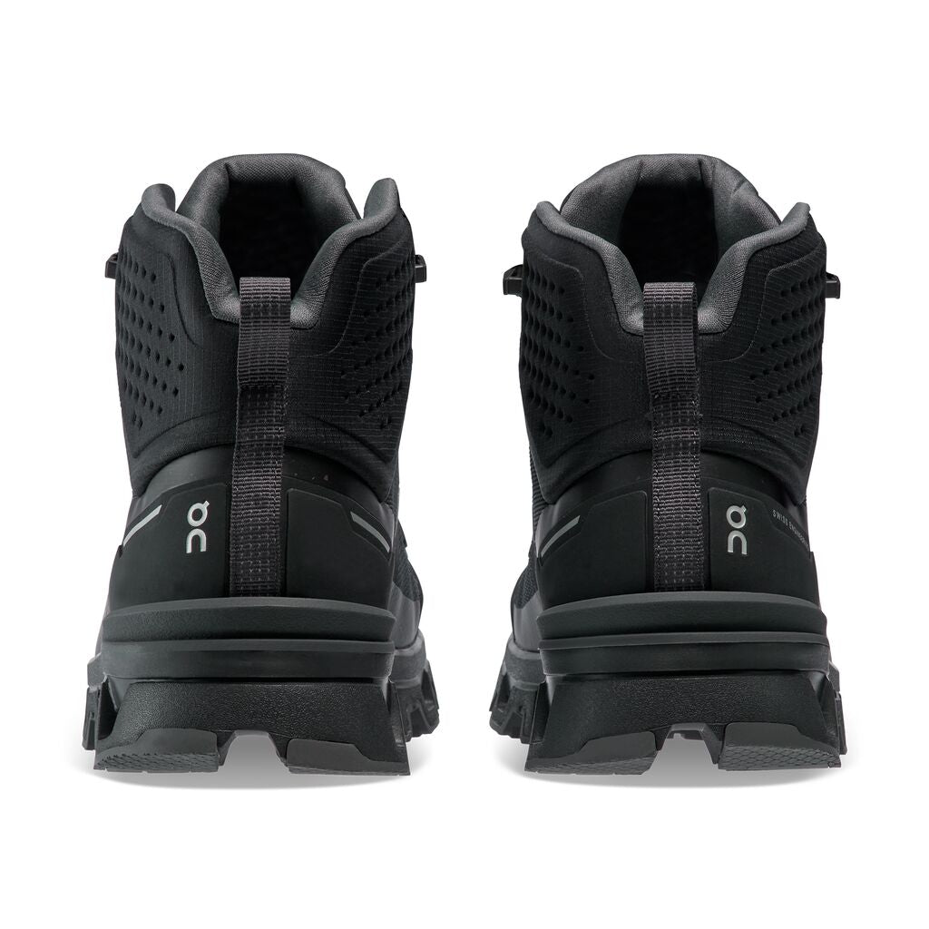On Cloudrock WP Hiking Mid Boot (Men's) Black | Eclipse - Find Your Feet Australia Hobart Launceston Tasmania