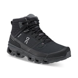 On Cloudrock WP Hiking Mid Boot (Men's) Black | Eclipse - Find Your Feet Australia Hobart Launceston Tasmania