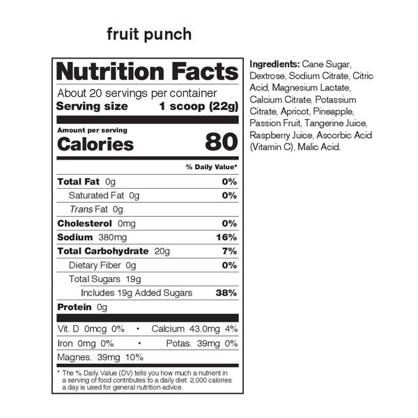 Skratch Labs Sport Hydration Drink Mix Sachet 22g - Fruit Punch - Find Your Feet Australia Hobart Launceston Tasmania