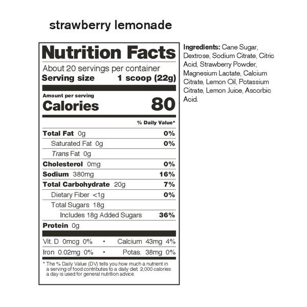 Skratch Labs Sport Hydration Drink Mix Sachet 22g - Strawberry Lemonade - Find Your Feet Australia Hobart Launceston Tasmania