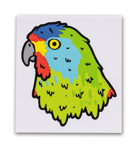 Keep Tassie Wild - Parrot Sticker - Find Your Feet Australia Hobart Launceston Tasmania