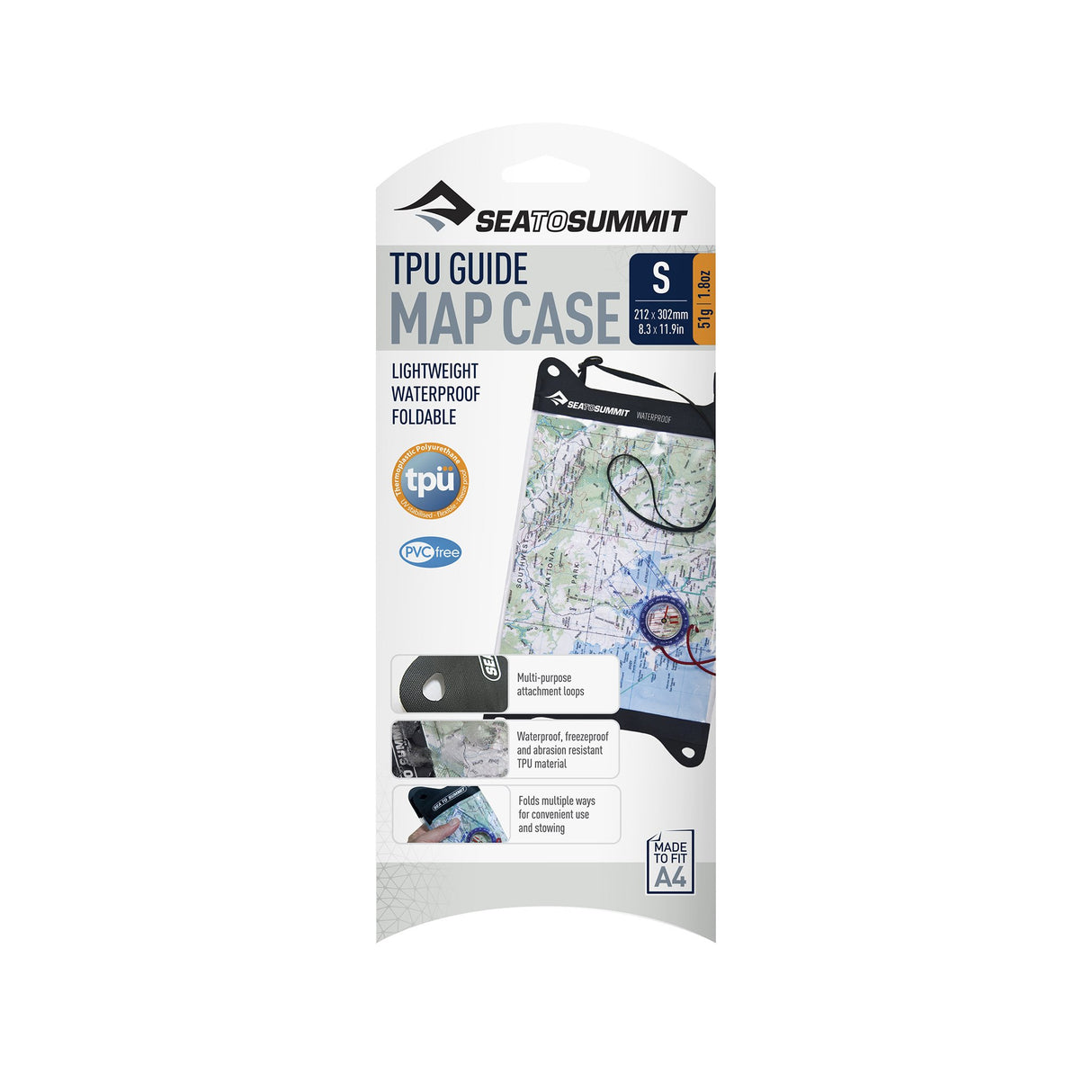 Sea To Summit TPU Guide Map Case - Find Your Feet Australia Hobart Launceston Tasmania