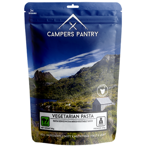 Campers Pantry Meals - Vegetarian Pasta - Find Your Feet Australia Hobart Launceston Tasmania