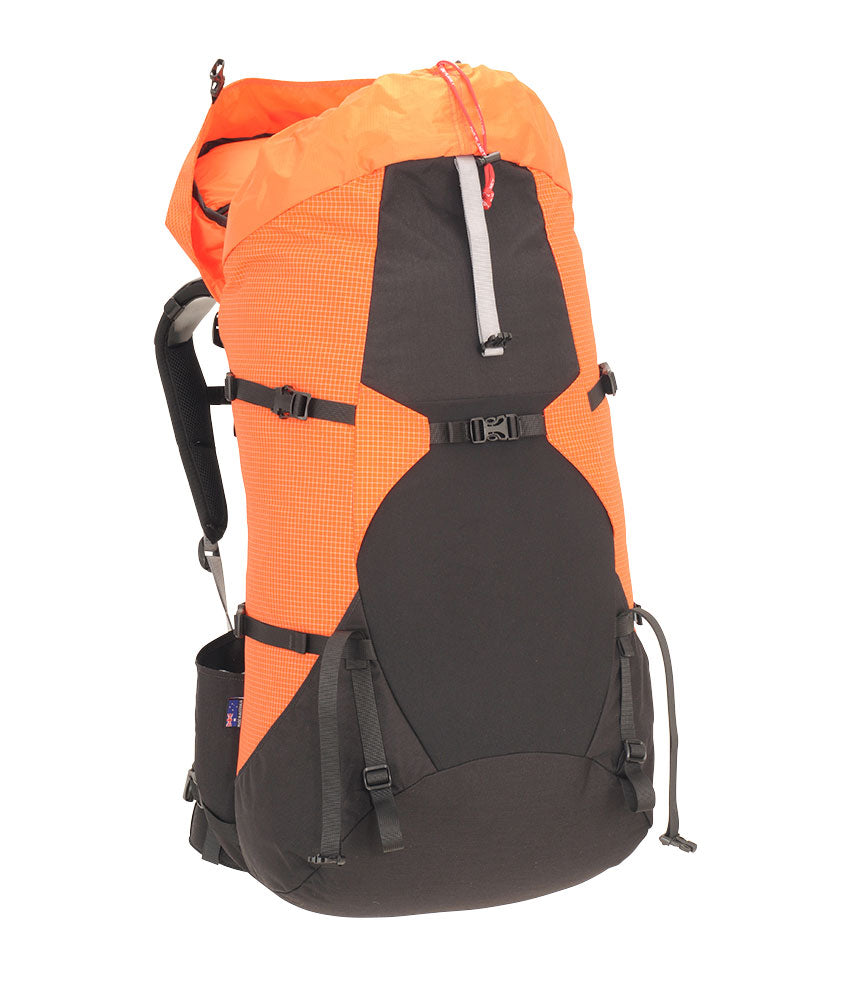 One Planet WBA Backpack - Find Your Feet Australia Hobart Launceston Tasmania - Black/Orange