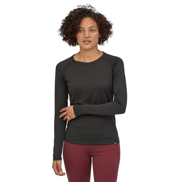 Patagonia Capilene Midweight Crew (Women's) - Black - Find Your Feet Australia Hobart Launceston Tasmania