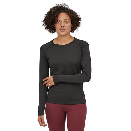 Patagonia Capilene Midweight Crew (Women's) - Black - Find Your Feet Australia Hobart Launceston Tasmania