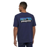 Patagonia P-6 Logo Responsibili-Tee (Men's) - Classic Navy - Find Your Feet Australia Hobart Launceston Tasmania