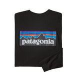 Patagonia L/S P-6 Logo Responsibili-Tee (Men's) FW20 - Black - Find Your Feet Australia Hobart Launceston Tasmania