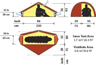 Hilleberg Akto Single Person Hiking Tent - Find Your Feet Australia Hobart Launceston Tasmania