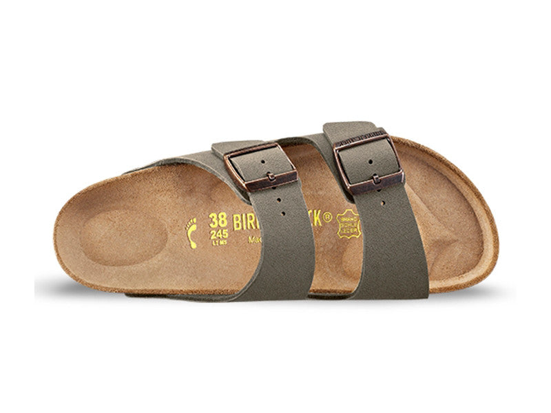 Birkenstock Arizona BirkiBuc Regular - Stone - Find Your Feet Australia Hobart Launceston Tasmania