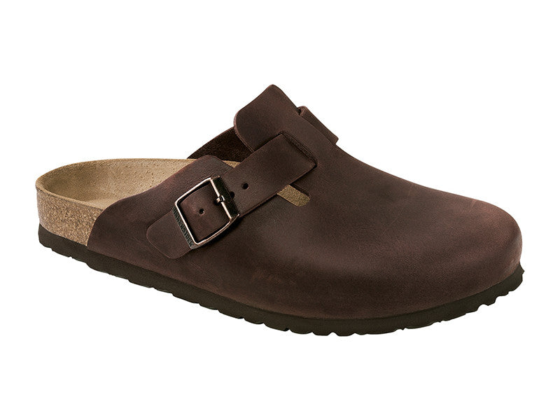 Birkenstock Boston Oiled Leather Sandal Habana (Unisex) 860131 - Find Your Feet Australia Hobart Launceston Tasmania