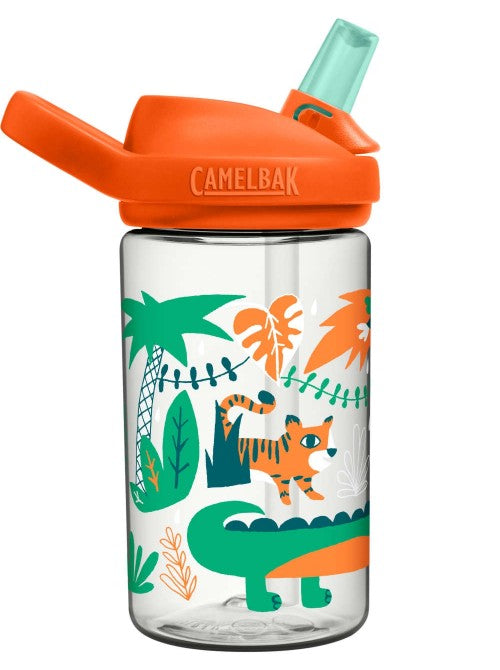 Camelbak Eddy+ Kids Bottle 400mL (Tritan Renew) - Find Your Feet Australia Hobart Launceston Tasmania - Jungle Animals