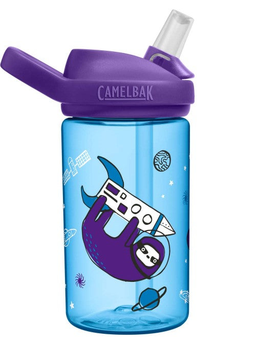 Camelbak Eddy+ Kids Bottle 400mL (Tritan Renew) - Find Your Feet Australia Hobart Launceston Tasmania - Sloths In Space