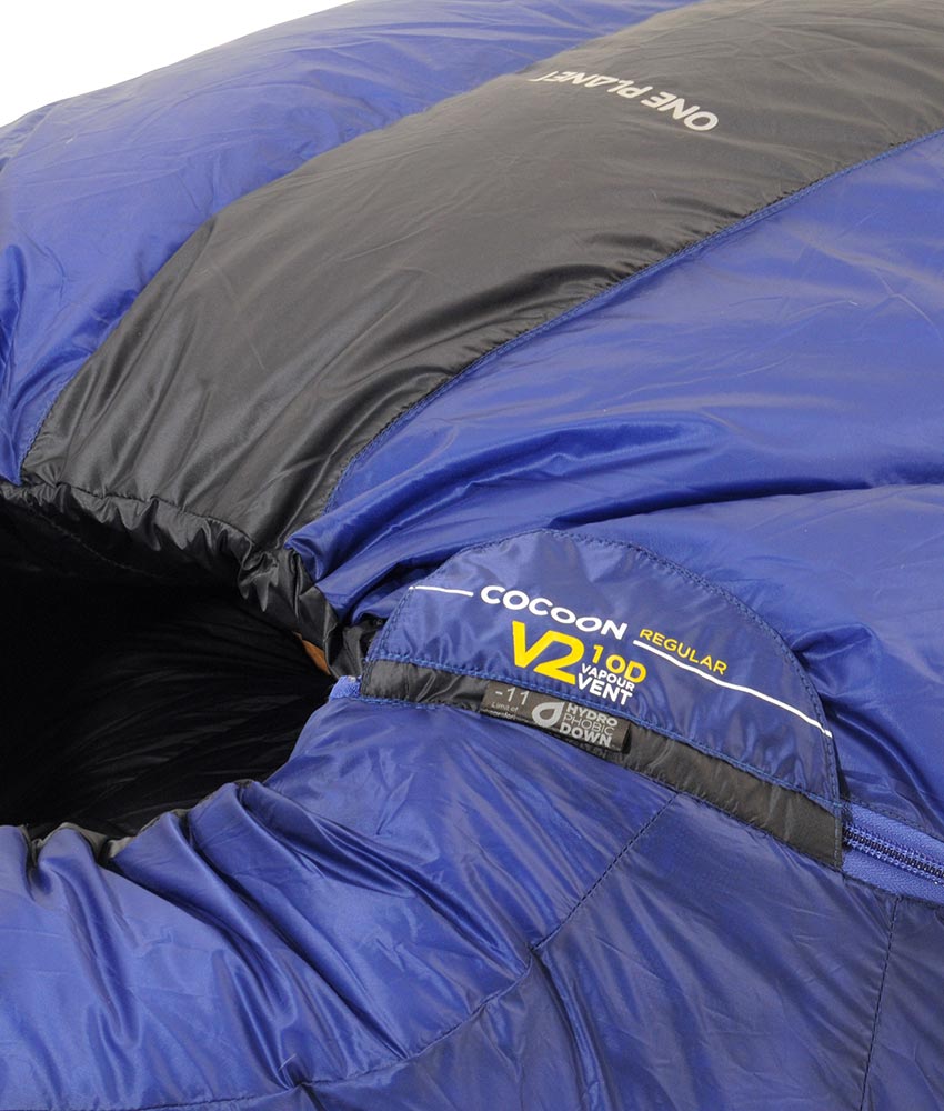 One Planet Cocoon -11 800+DWR Sleeping Bag - Blue Grey - Find Your Feet Australia Hobart Launceston Tasmania