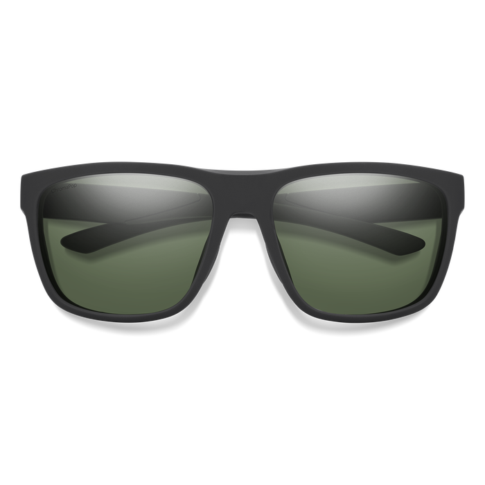 Smith Barra Sunglasses - Find Your Feet Australia Hobart Launceston Tasmania - Matt Black + ChromaPop Polarized Gray Green Lens