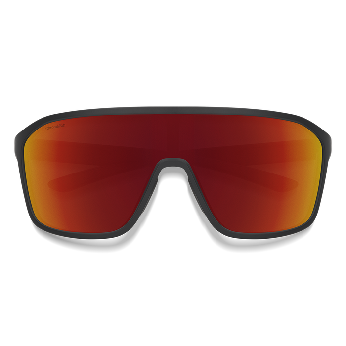 Smith Boomtown Sunglasses - Find Your Feet Australia Hobart Launceston Tasmania - Matt Black + ChromaPop Red Mirror Lens