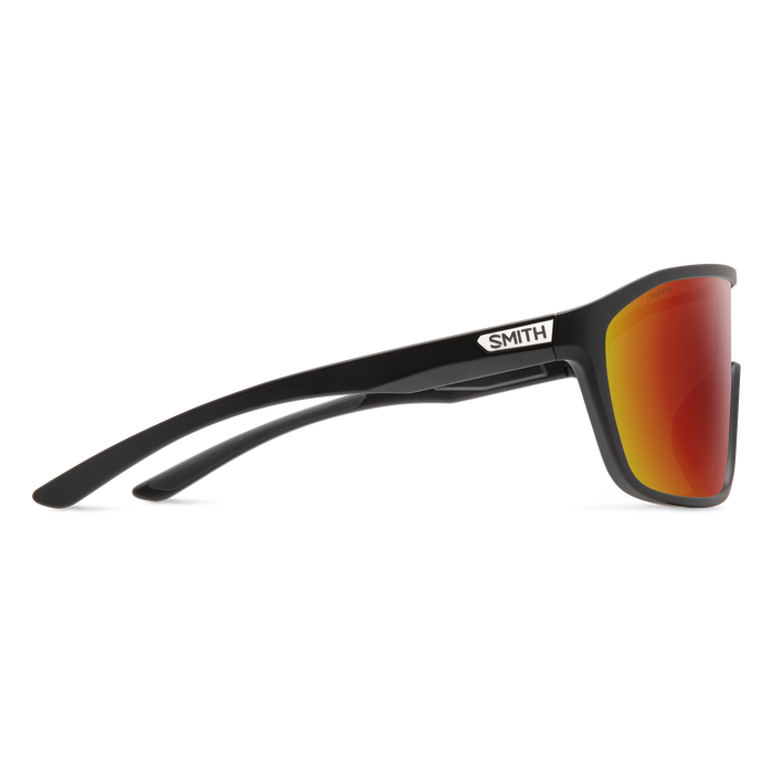 Smith Boomtown Sunglasses - Find Your Feet Australia Hobart Launceston Tasmania - Matt Black + ChromaPop Red Mirror Lens