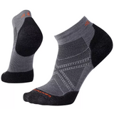 Smartwool PhD Run Light Elite Low Cut Socks (Men's) - Graphite - Find Your Feet Australia Hobart Launceston Tasmania