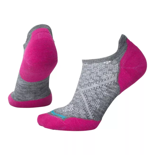 Smartwool PhD Run Light Elite Micro Socks (Women's) - Find Your Feet Australia Hobart Launceston Tasmania - Medium Gray