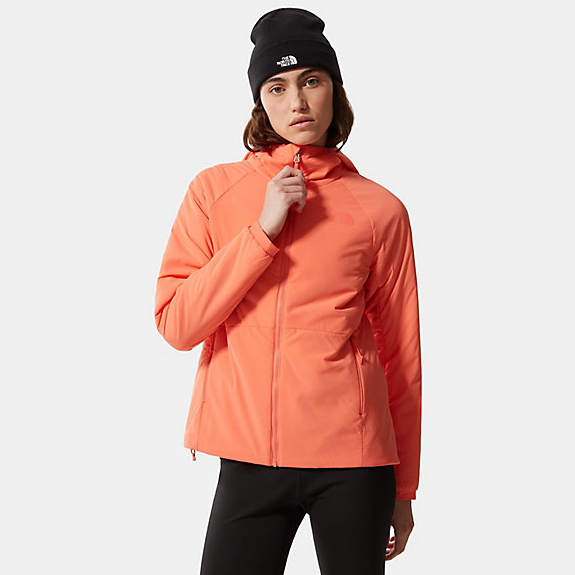 The North Face Ventrix Hoodie (Women's) - Find Your Feet Australia Hobart Launceston Tasmania - Emberglow Orange