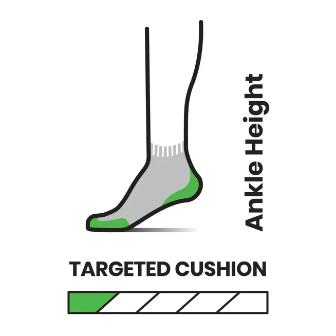 Smartwool Run Targeted Cushion Ankle Socks (Women's)