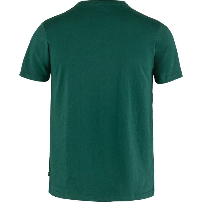 Fjallraven Logo T-Shirt (Men's) - Find Your Feet Australia Hobart Launceston Tasmania - Arctic Green