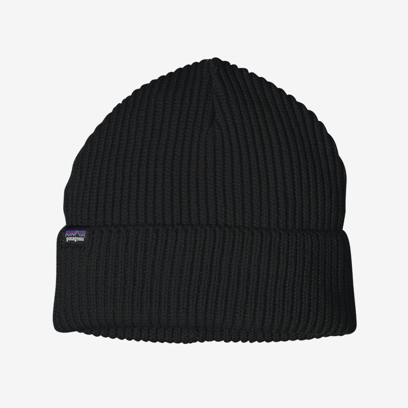 Patagonia Fishermans Rolled Beanie - Black - Find Your Feet Australia Hobart Launceston Tasmania