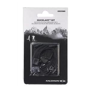 Salomon Quick Lace Kit - Black - Find Your Feet Australia Hobart Launceston Tasmania