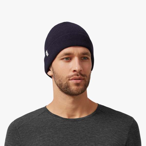 On Merino Beanie (Unisex) - Navy - Find Your Feet Australia Hobart Launceston Tasmania