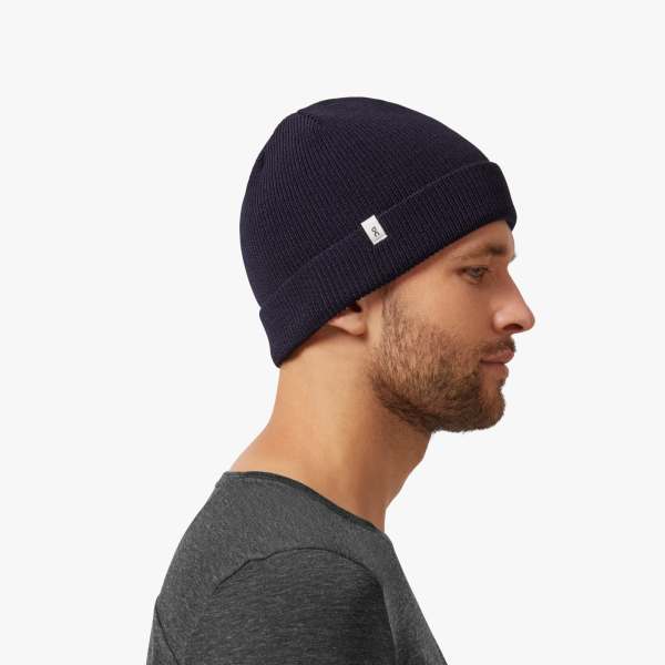 On Merino Beanie (Unisex) - Navy - Find Your Feet Australia Hobart Launceston Tasmania