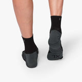On Mid Sock (Men's) - Black Shadow - Find Your Feet Australia Hobart Launceston Tasmania